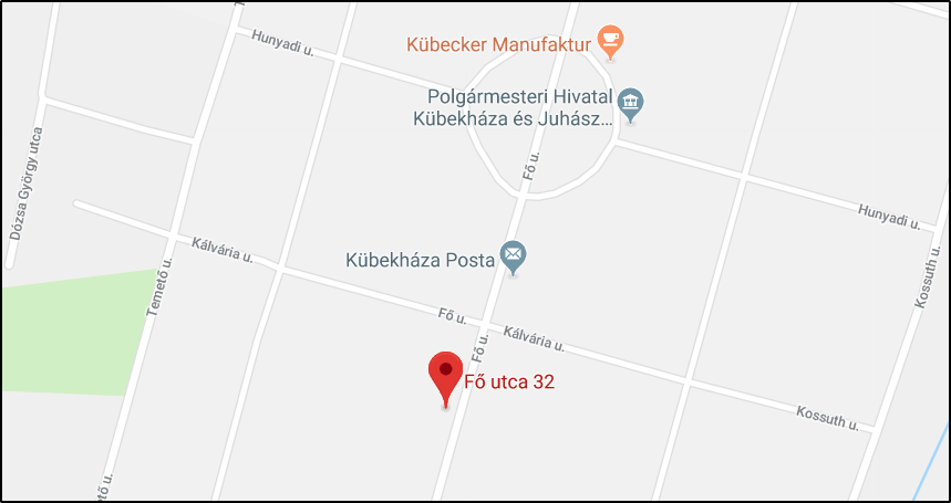 SZSZK Kübekháza, Fő u. 32. - Google Térkép
