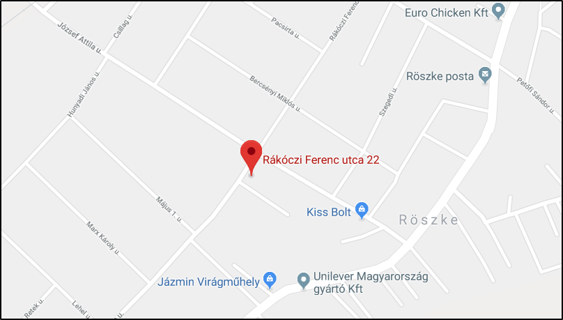 SZSZK, Röszke Rákóczi u. 22. - Google Térkép